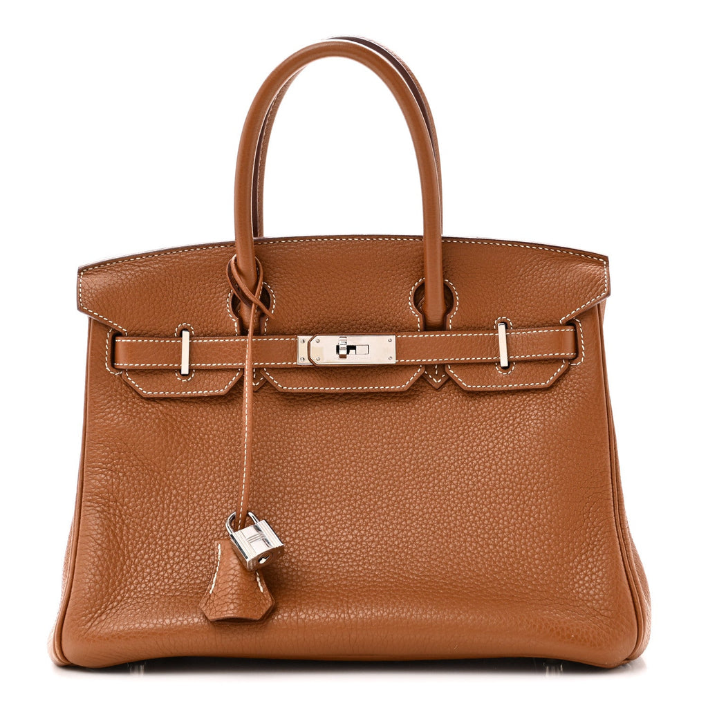 Taurillon Clemence Birkin 30 Gold