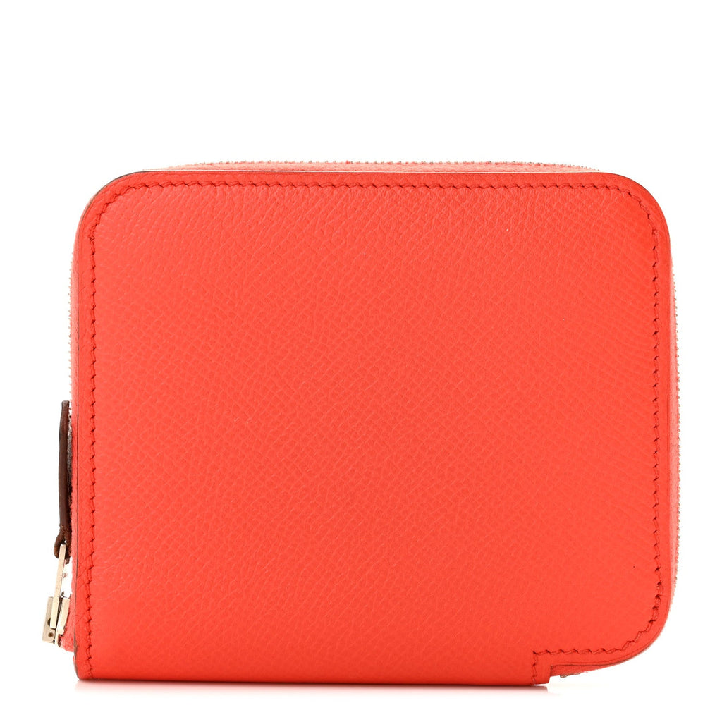 Epsom Silk'In Compact Wallet Orange Poppy