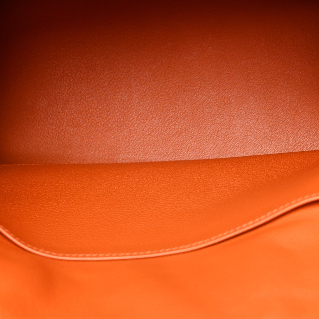 Taurillon Clemence Birkin 30 Orange
