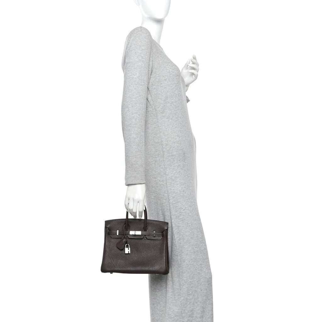 Togo Birkin 25 Chocolate