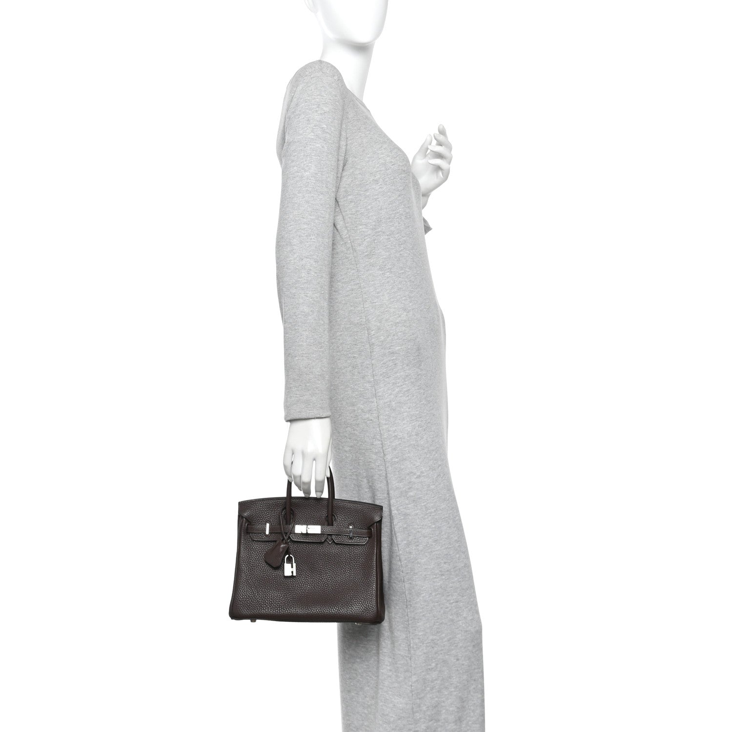 Togo Birkin 25 Chocolate