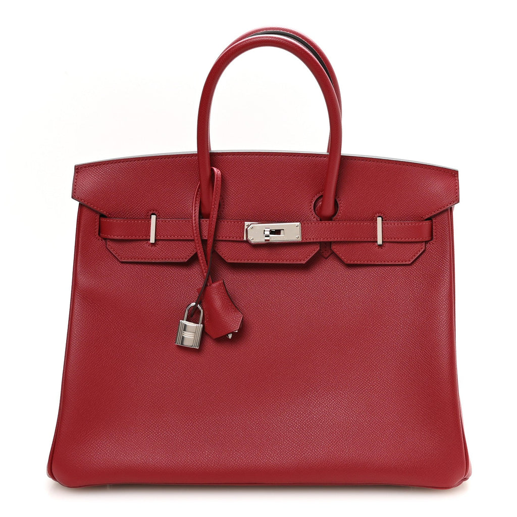 Epsom Birkin 35 Rouge Grenat