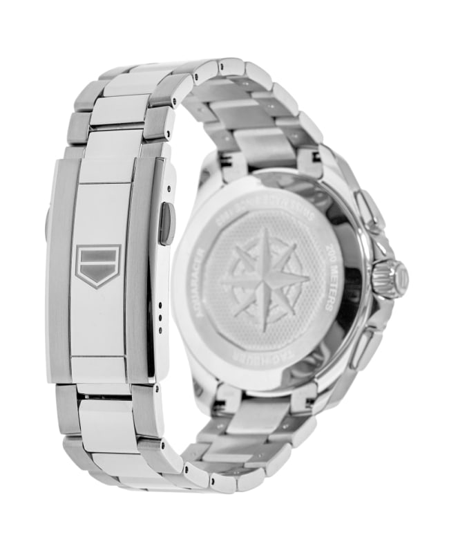 Tag Heuer Aquaracer Professional 200 Date Blue Dial Silver Steel Strap Watch for Men - CBP1112.BA0627