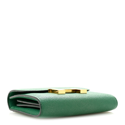 Epsom Constance Short Wallet Vert Vertigo