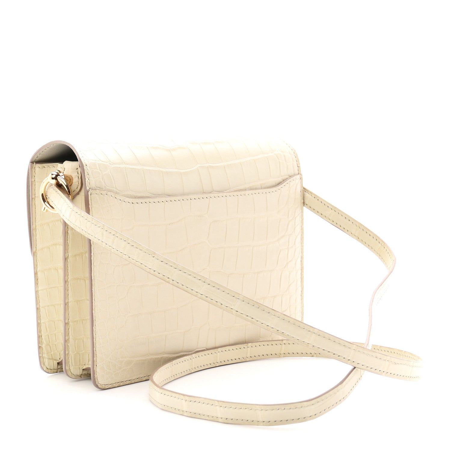 Matte Alligator Mini Sac Roulis Beton