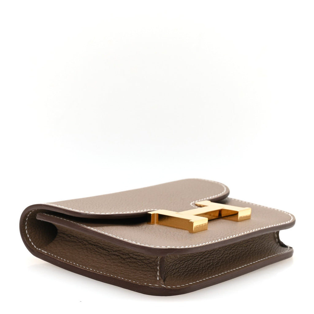 Evercolor Constance Slim Wallet Etoupe