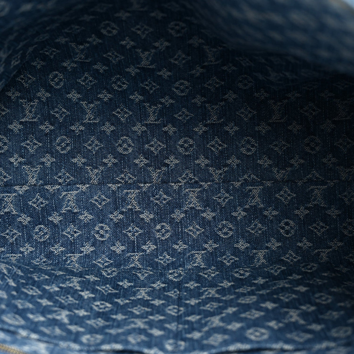 Monogram Denim Onthego MM Blue