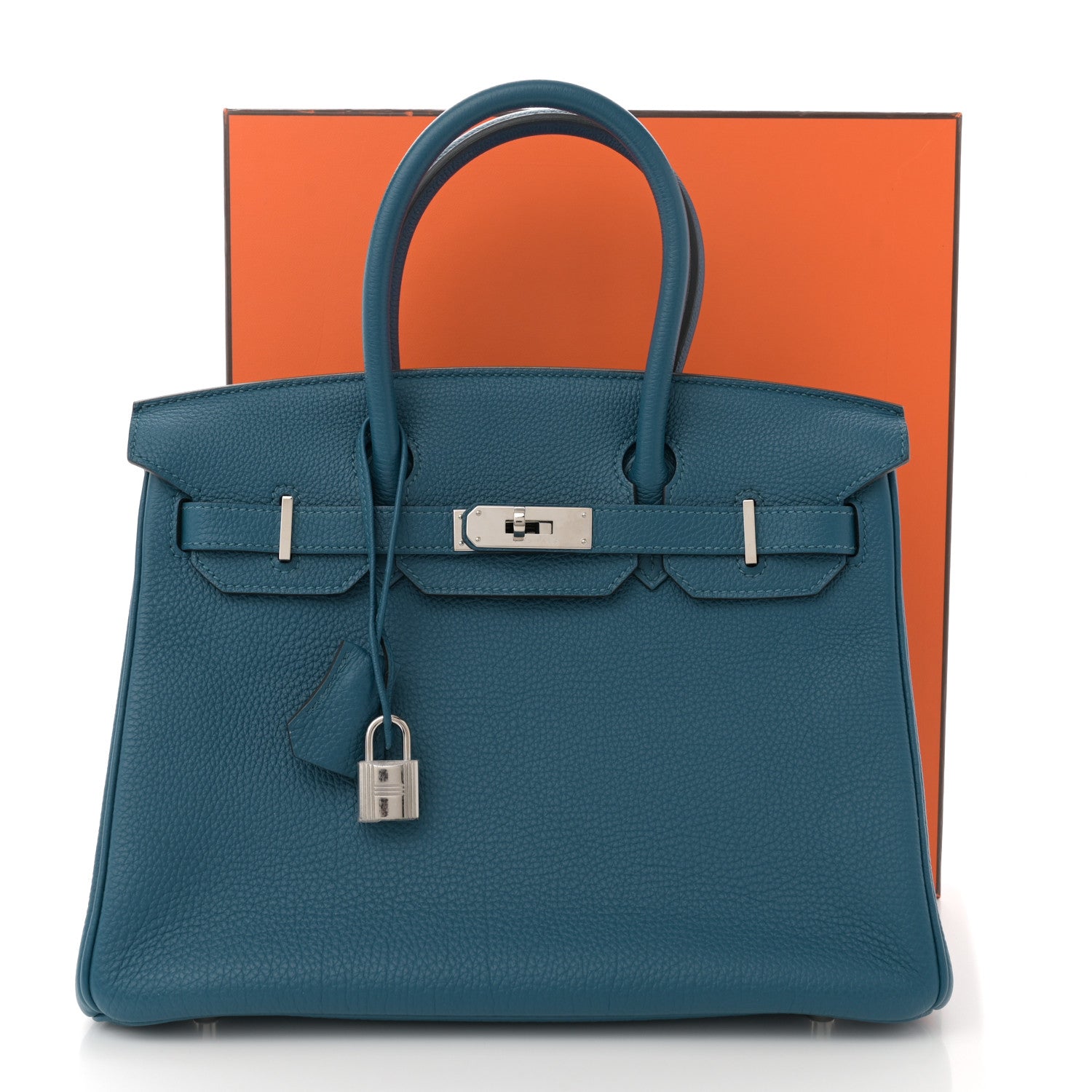 Togo Birkin 30 Bleu De Galice