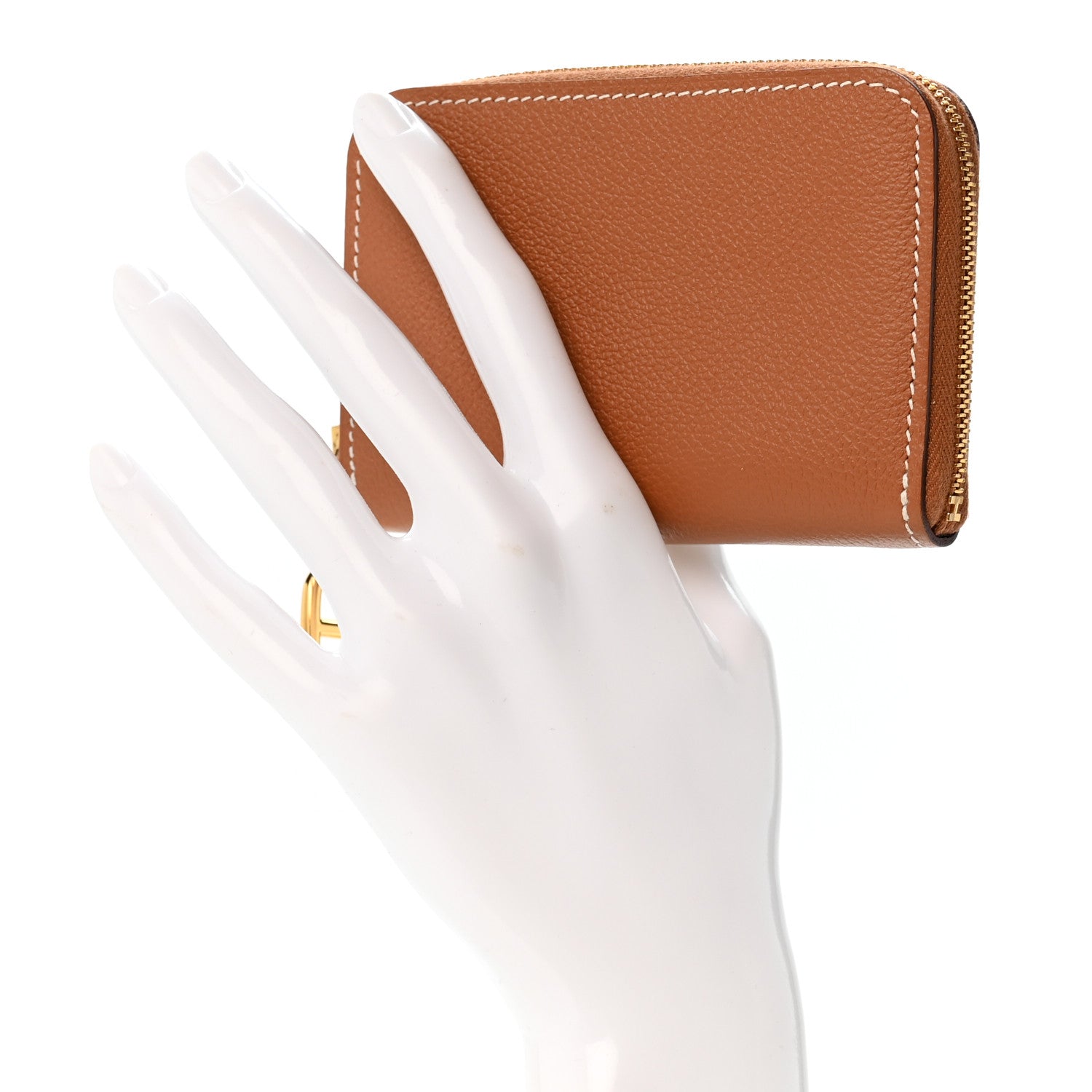 Evercolor Zipengo Chain D'Ancre Compact Cardholder Gold