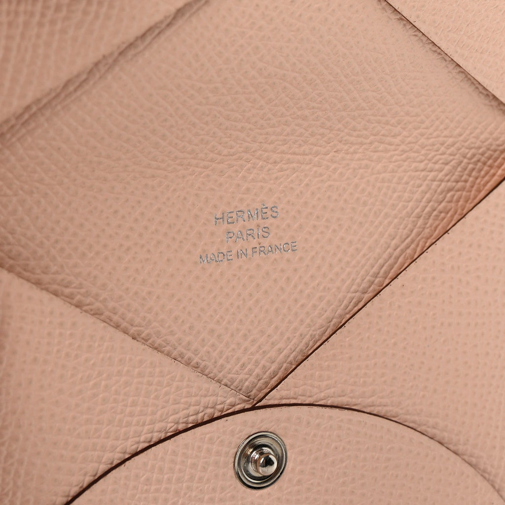 Epsom Calvi Card Case Rose Eglantine