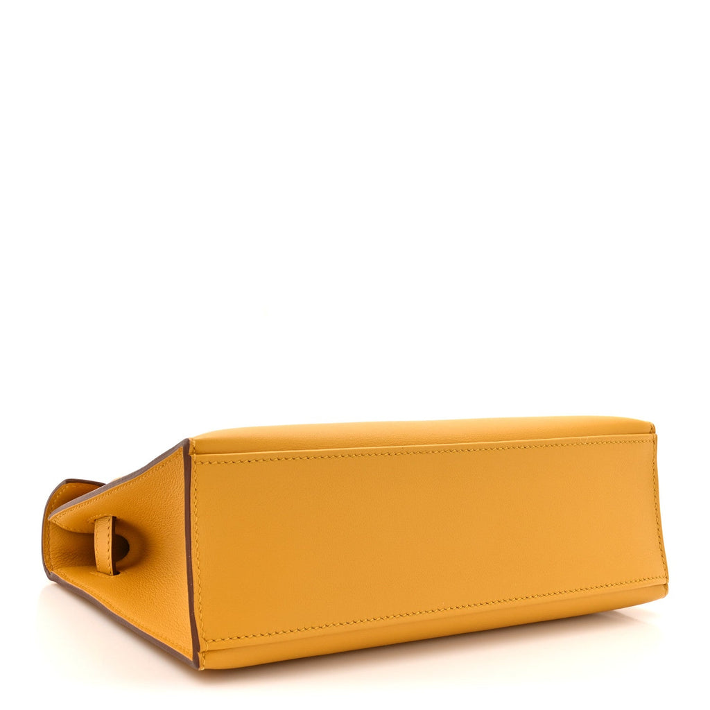 Swift Kelly Pochette Clutch Jaune Ambre