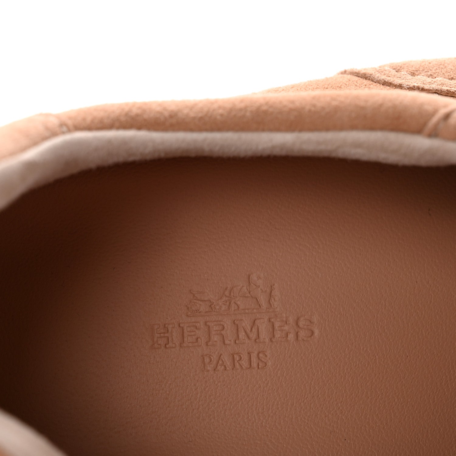 Suede Goatskin Master Sneakers 39 Beige Perlino