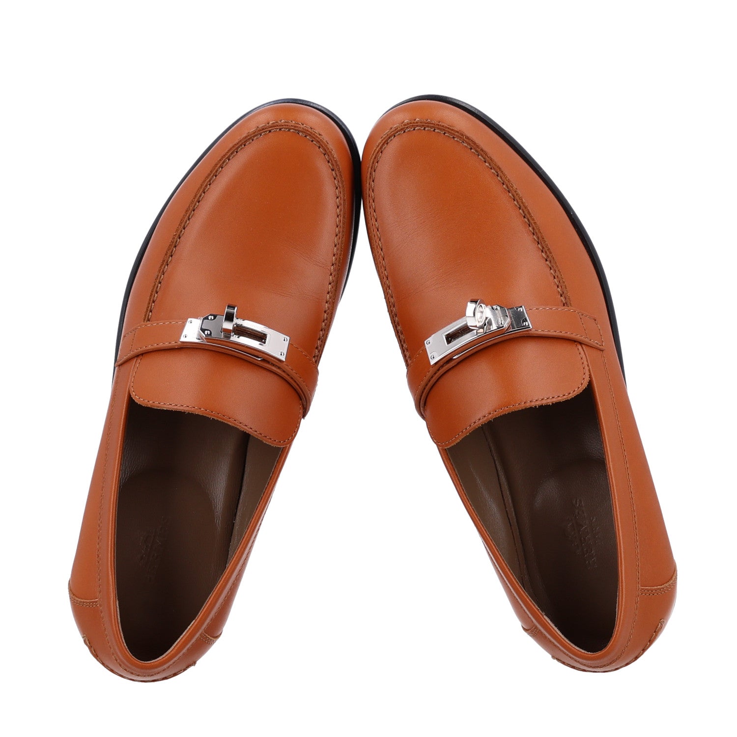 Calfskin Womens Destin Loafer 36 Naturel
