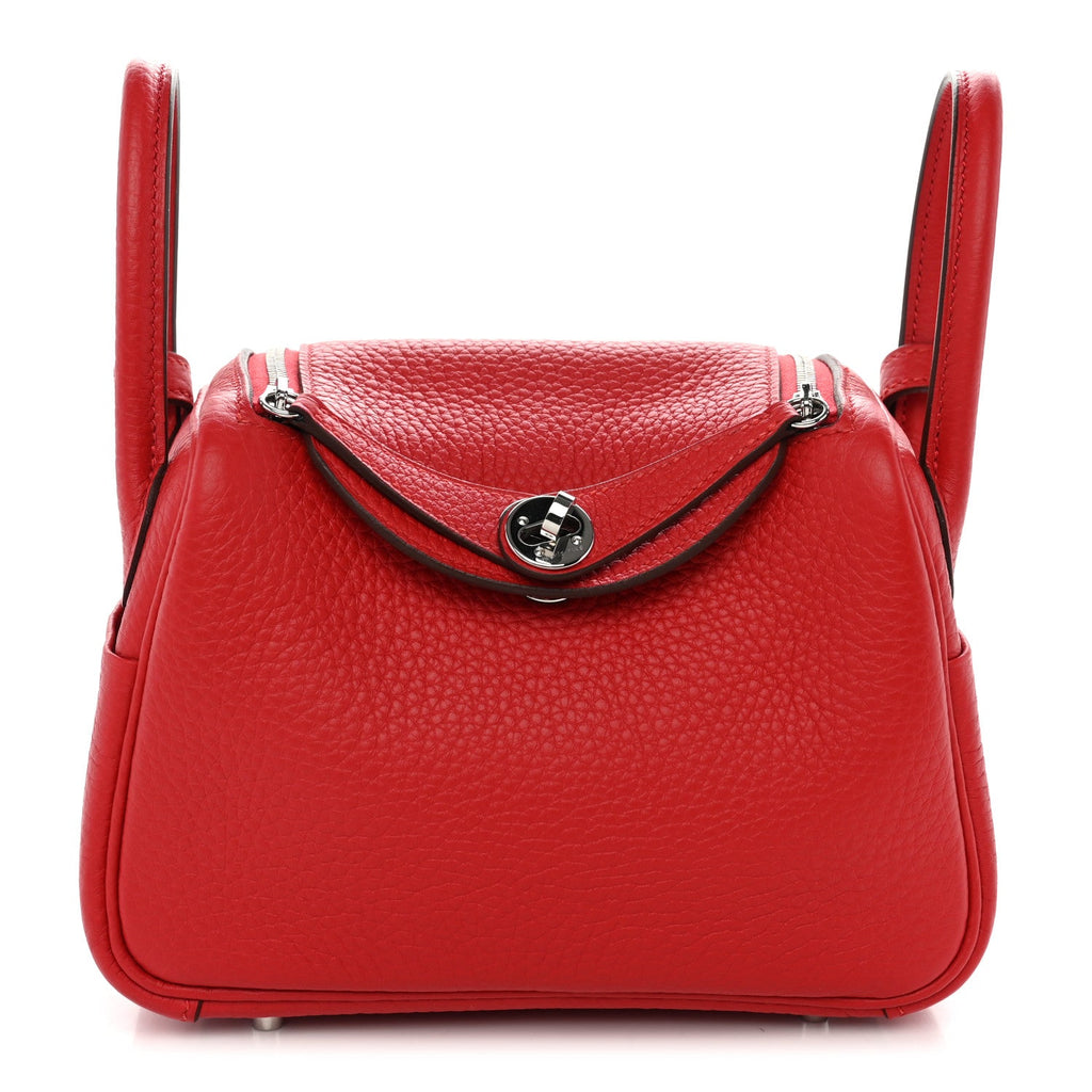 Taurillon Clemence Mini Lindy 20 Rouge Radieux