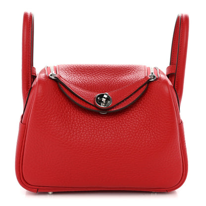Taurillon Clemence Mini Lindy 20 Rouge Radieux