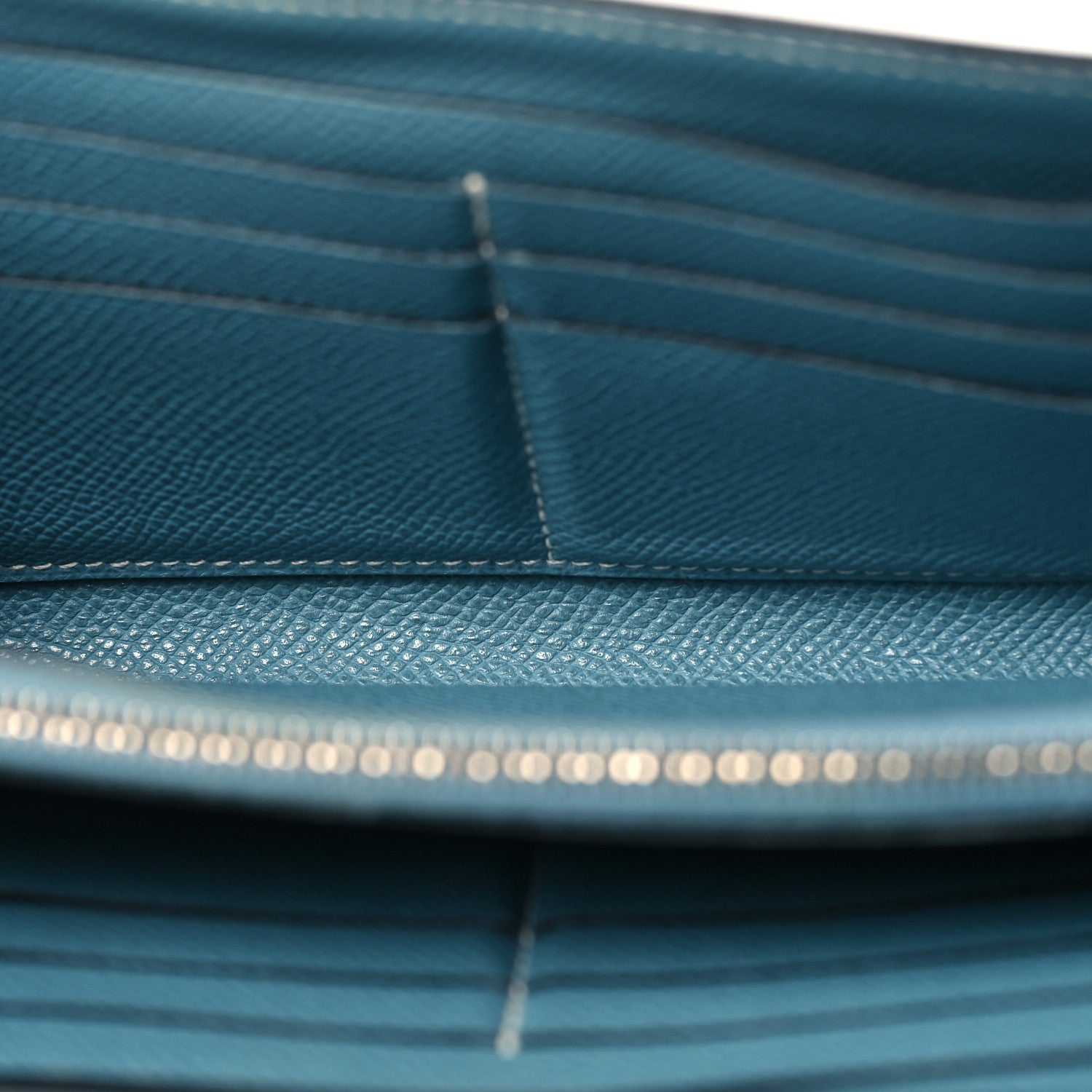 Epsom Kelly Longue Wallet Blue Jean