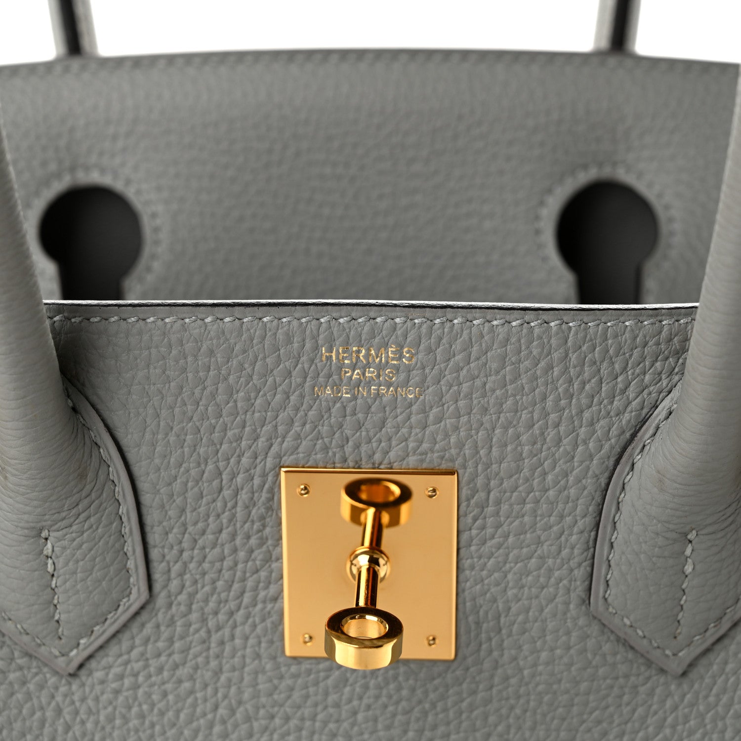 Togo Birkin 30 Gris Mouette