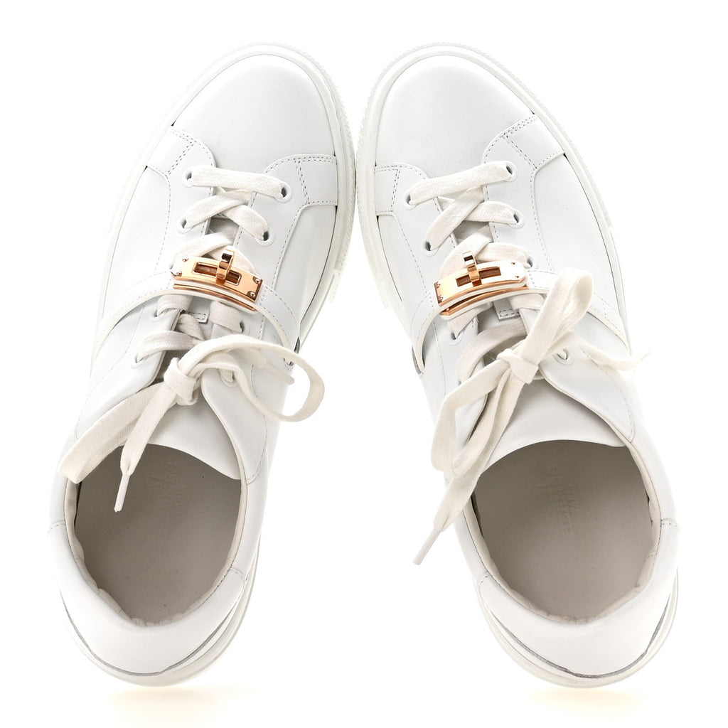 Calfskin Day Sneakers 39 White