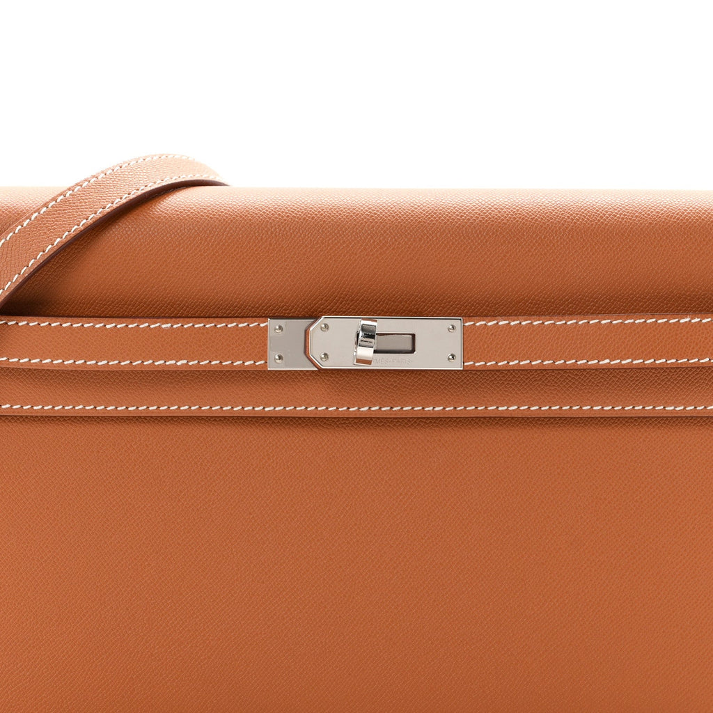 Madame Calfskin Kelly Elan Gold