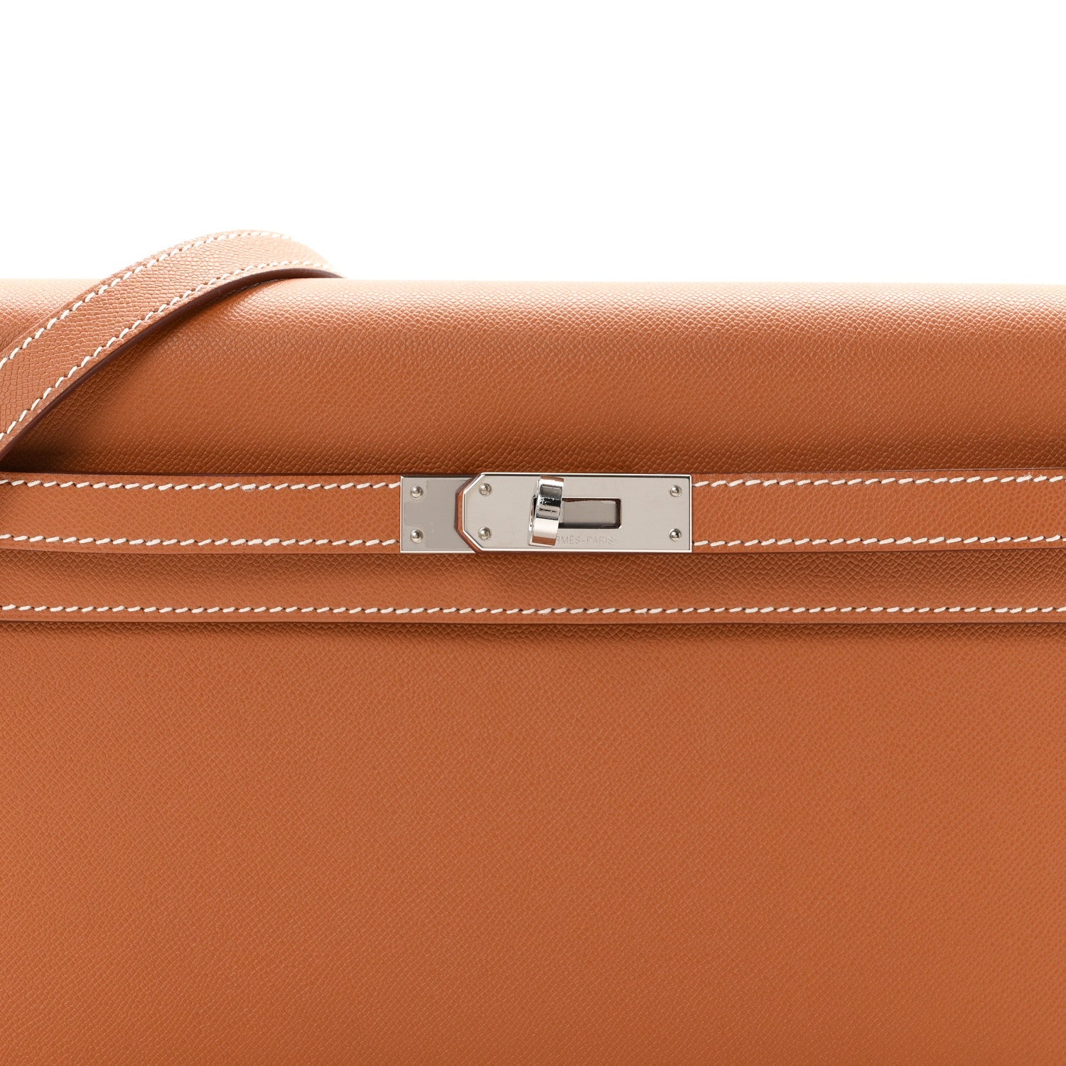 Madame Calfskin Kelly Elan Gold