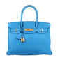 Togo Birkin 30 Bleu Zanzibar
