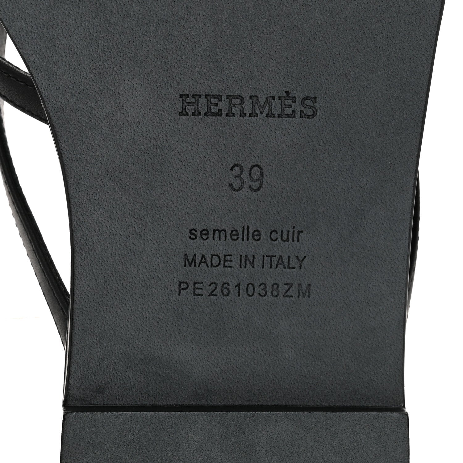 Calfskin Miss Sandals 39 Black