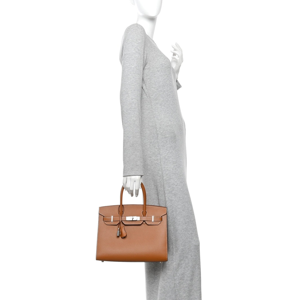 Epsom Birkin Sellier 30 Gold