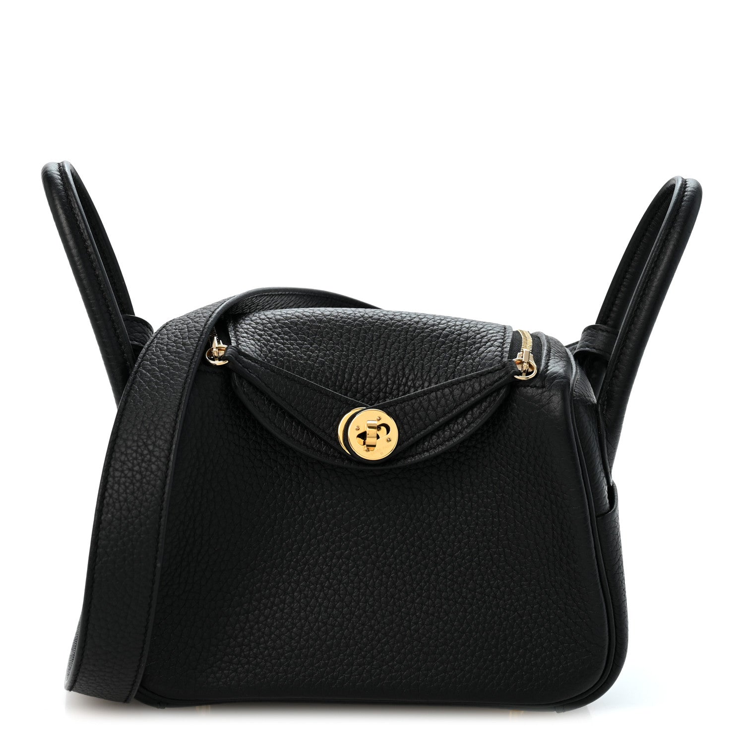 Taurillon Clemence Mini Lindy 20 Black