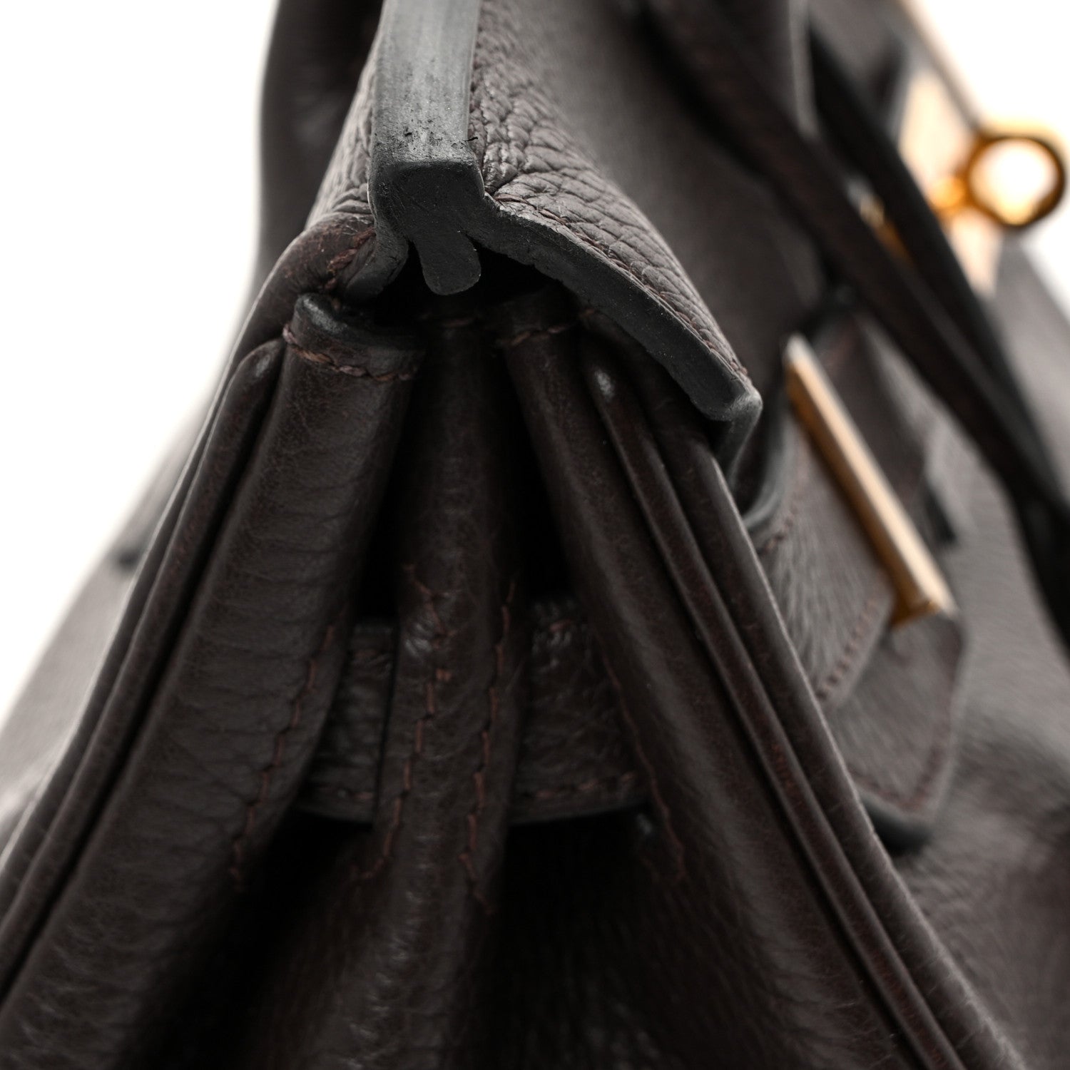 Taurillon Clemence Birkin 30 Chocolate