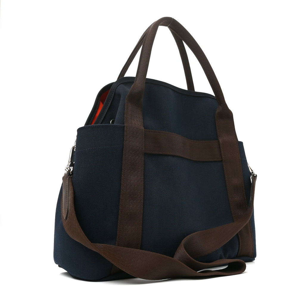 Canvas The Grooming Bag Bleu Navy Feu