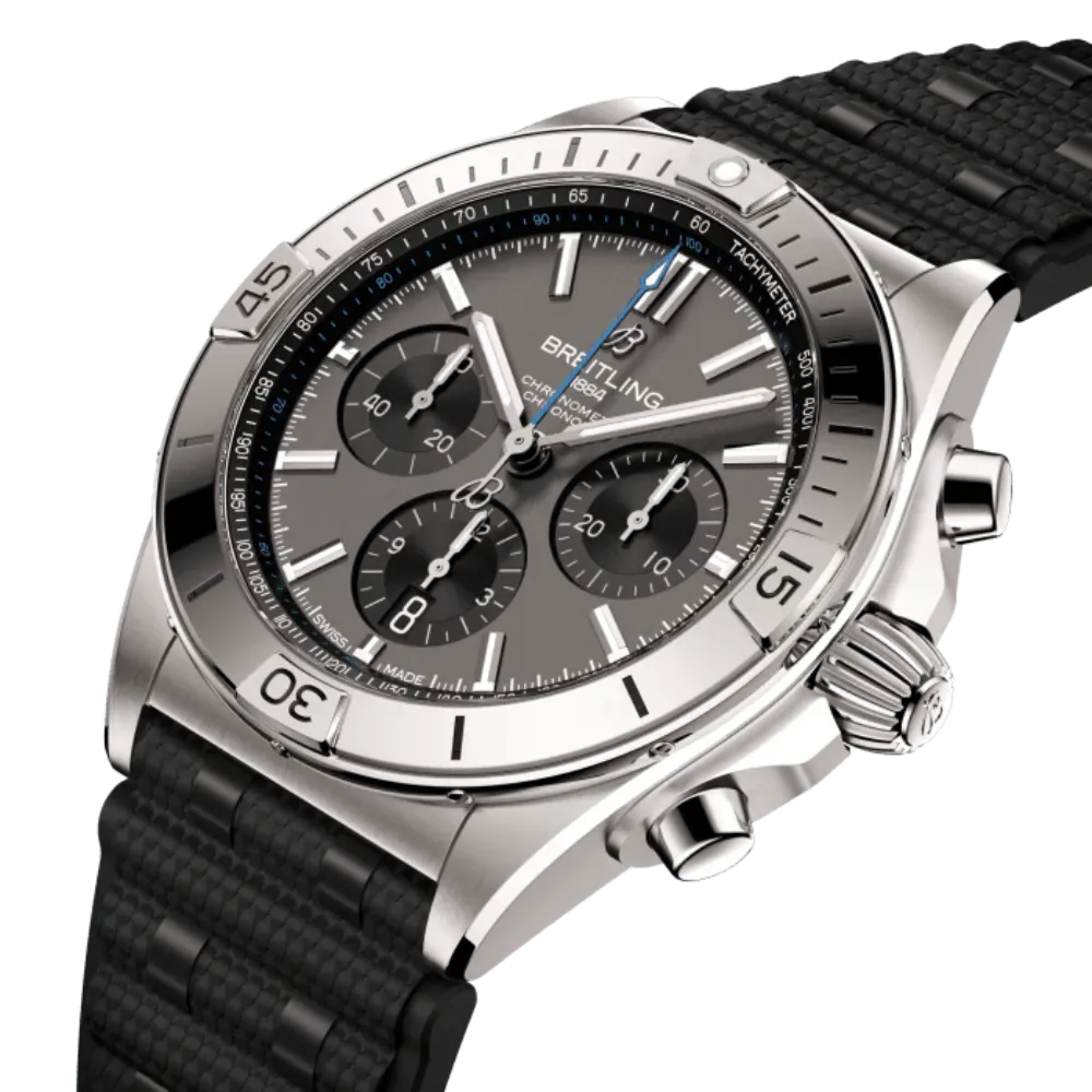 Breitling Chronomat B01 42 Chronograph Grey Dial Men's Watch EB0134101M1S1