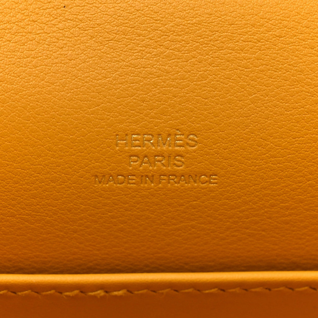 Swift Kelly Pochette Clutch Jaune Ambre