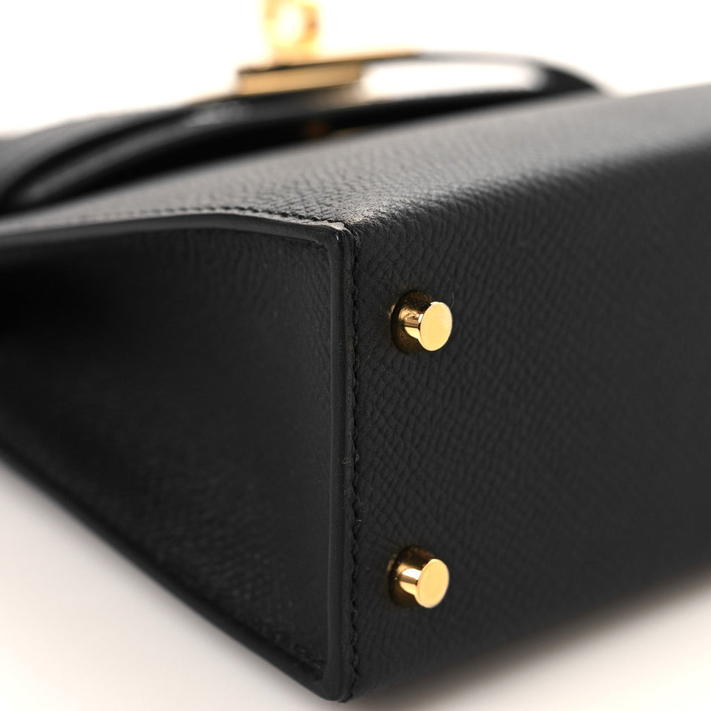 Epsom Mini Kelly Sellier 20 Black