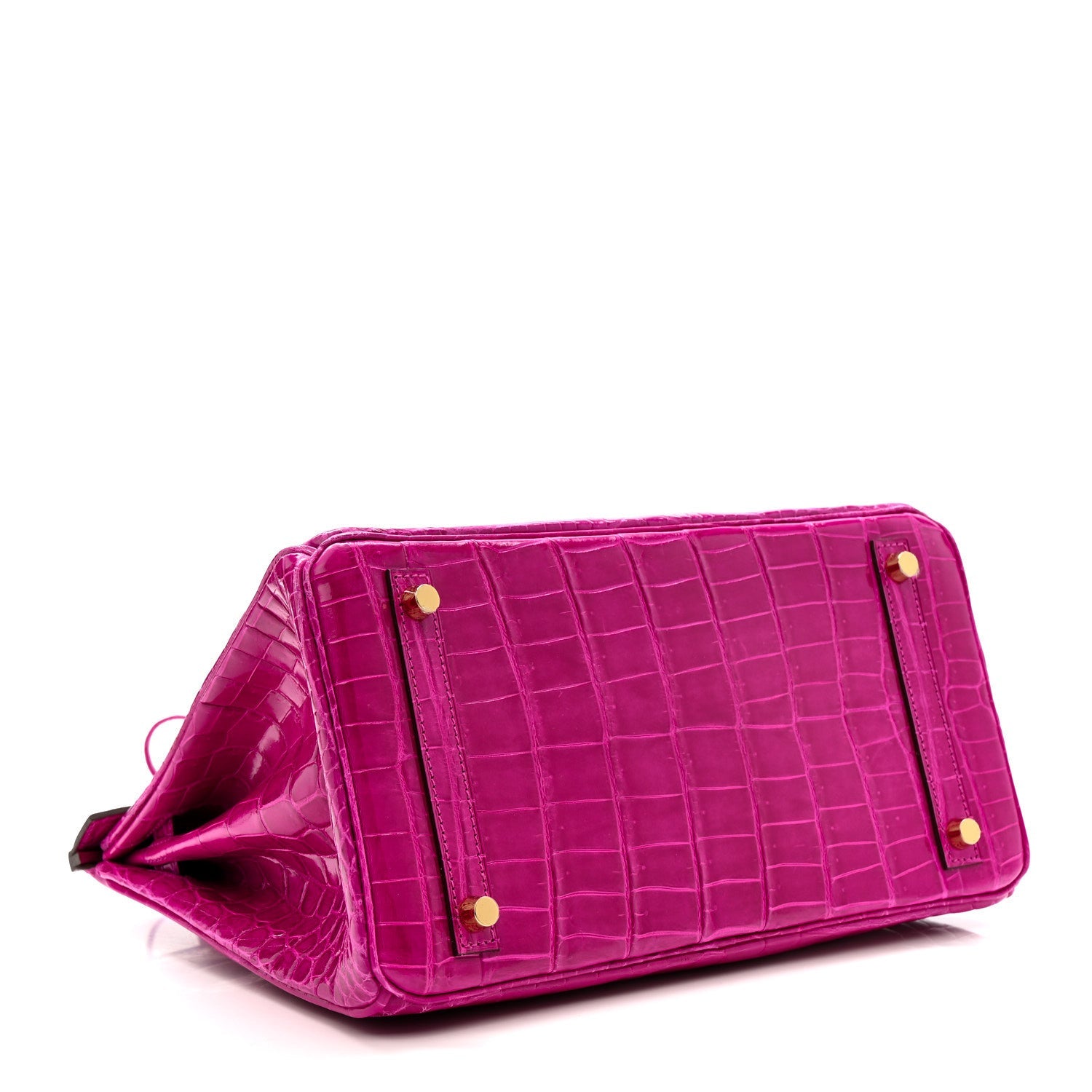 Shiny Niloticus Crocodile Birkin 30 Rose Scheherazade