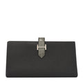 Epsom Matte Alligator Bearn Touch Gusset Wallet Graphite Gris Ciment