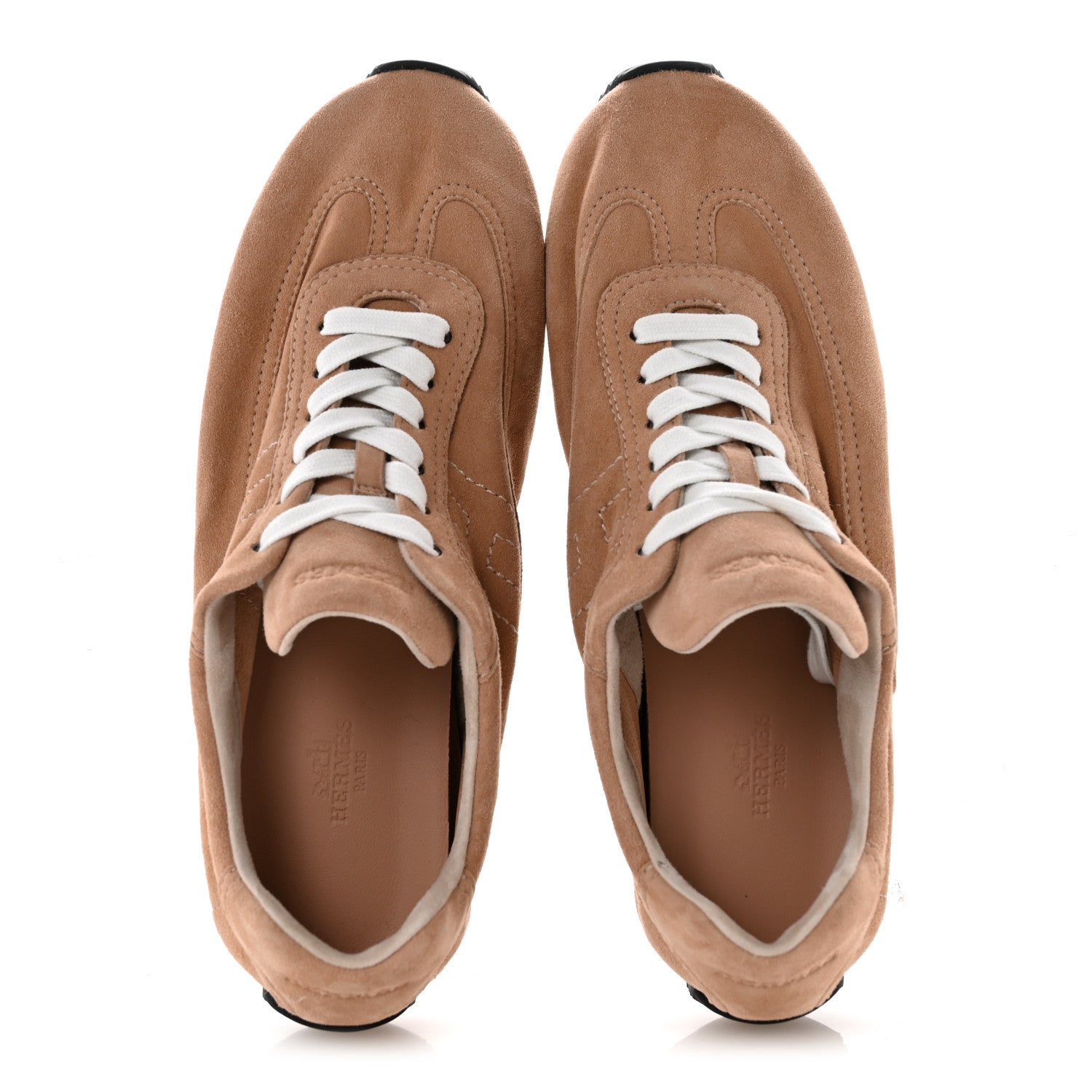 Suede Goatskin Master Sneakers 39 Beige Perlino