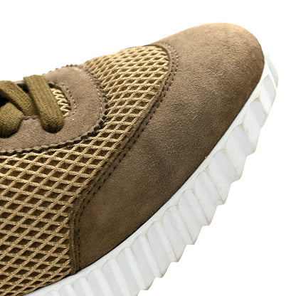 Air Mesh Suede Goatskin Bouncing Sneakers 37 Vert Toundra
