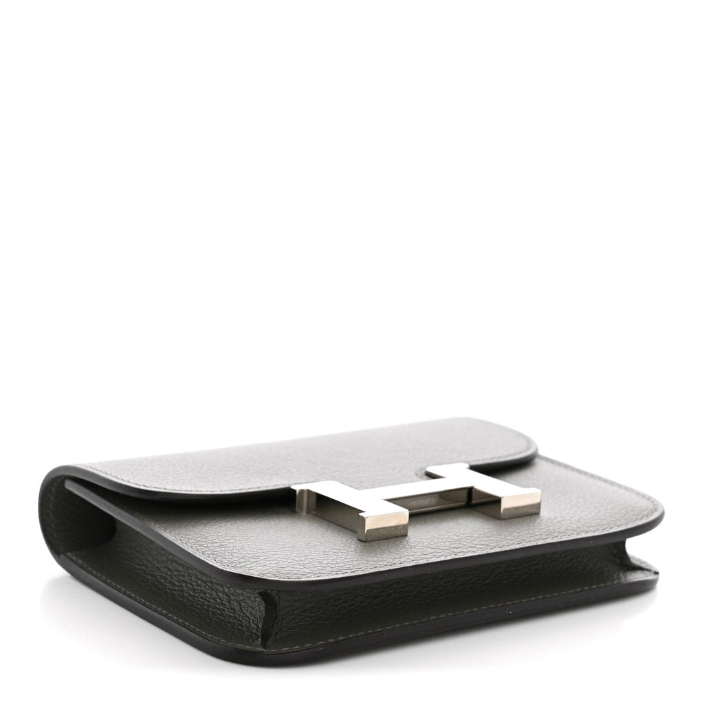 Evercolor Constance Slim Wallet Gris Meyer