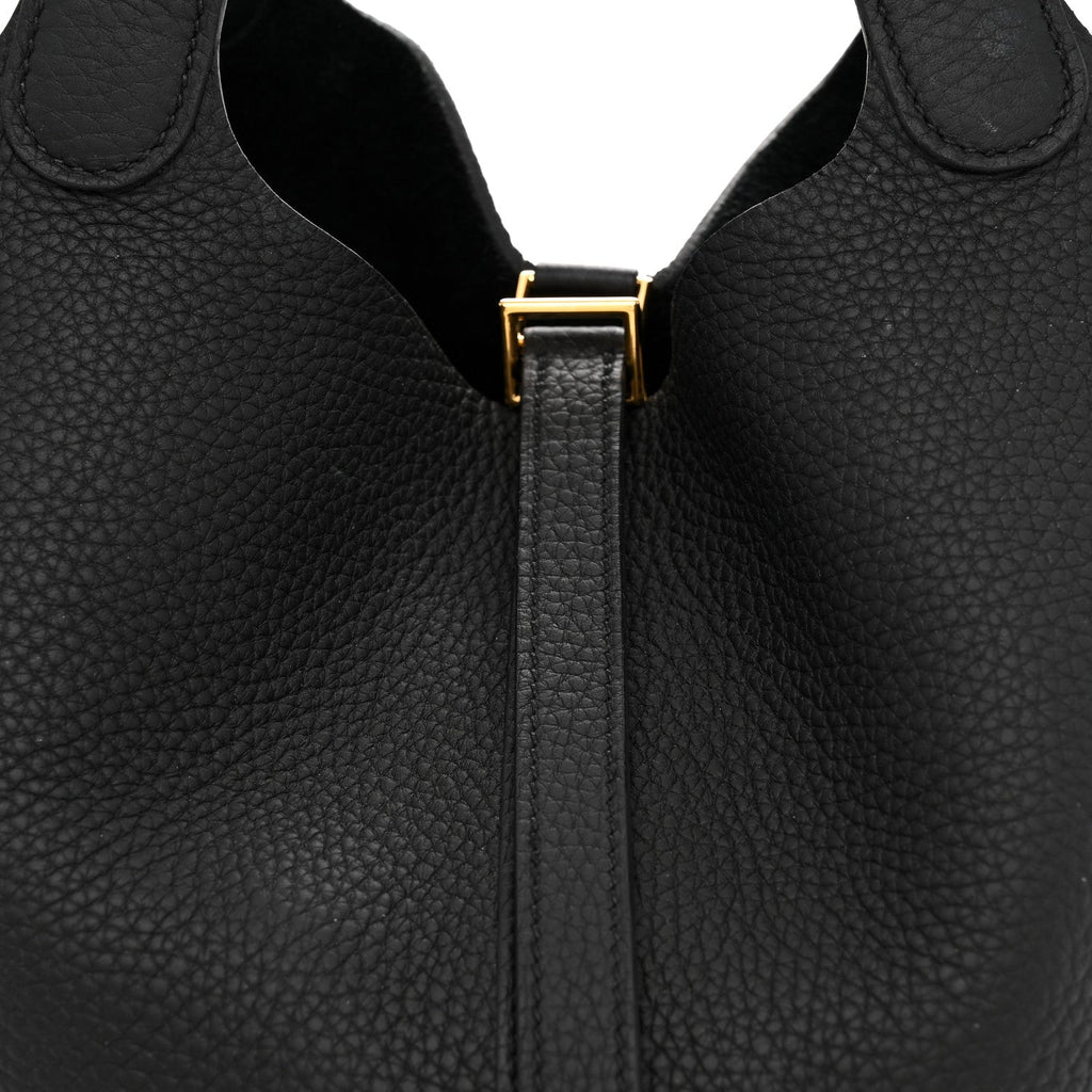Taurillon Clemence Picotin Lock 22 MM Black
