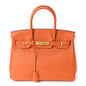Taurillon Clemence Birkin 30 Orange