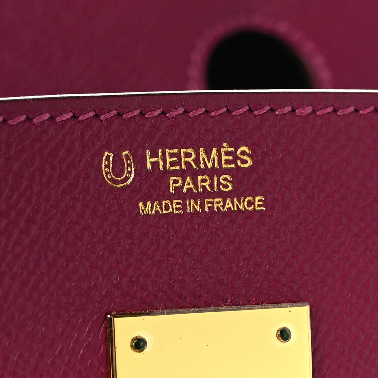 Epsom Horseshoe Birkin 30 Rose Poupre Etain