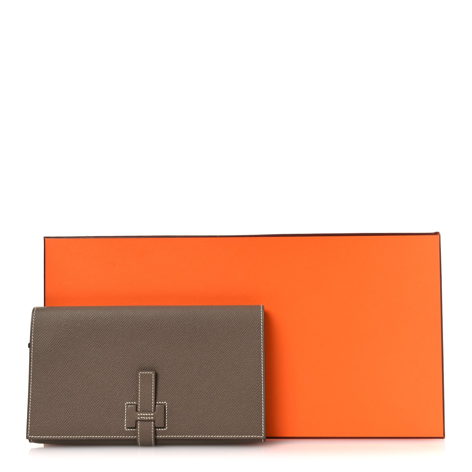Epsom New H Passant Toutenmain Wallet Etoupe