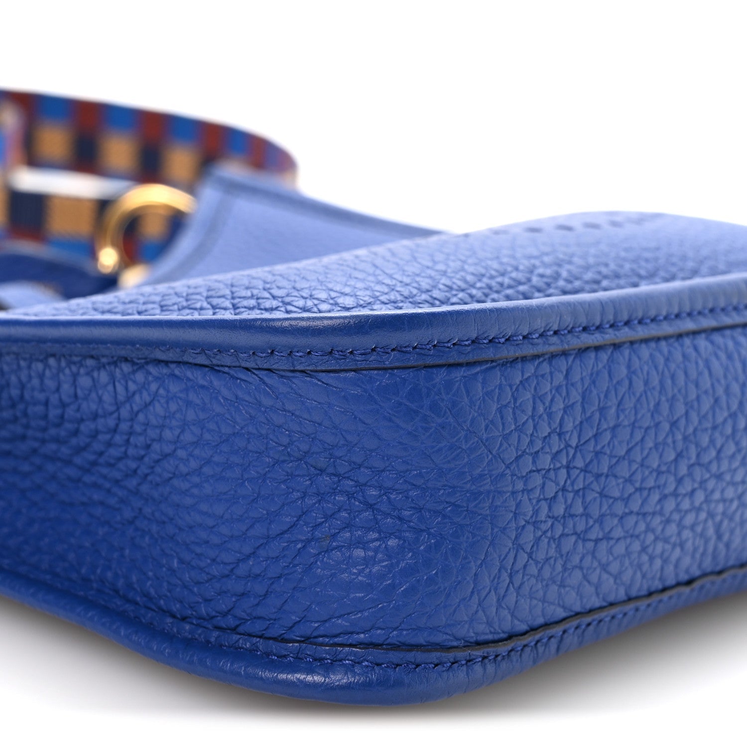 Taurillon Clemence Maxi Quadrille Evelyne TPM Royal Bleu Bleu Bill Biscuit Rouge H