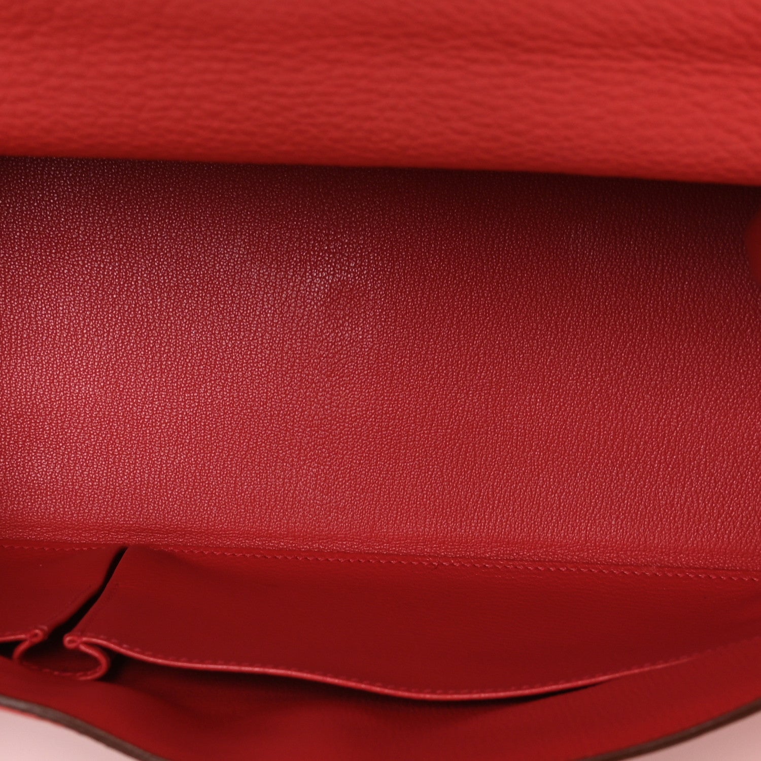 Taurillon Clemence Shoulder Kelly 42 Bougainvillea