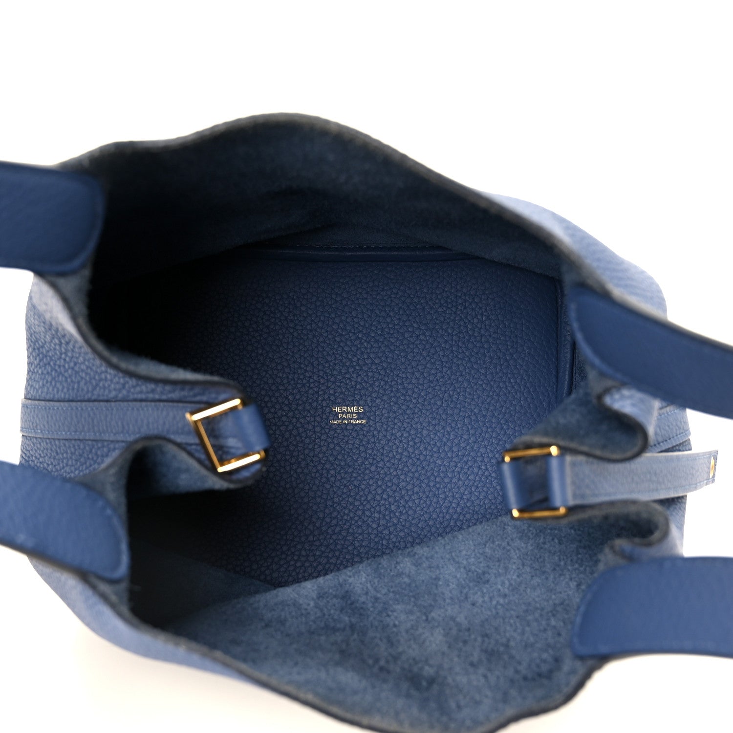 Taurillon Clemence Picotin Lock 22 MM Bleu Brighton