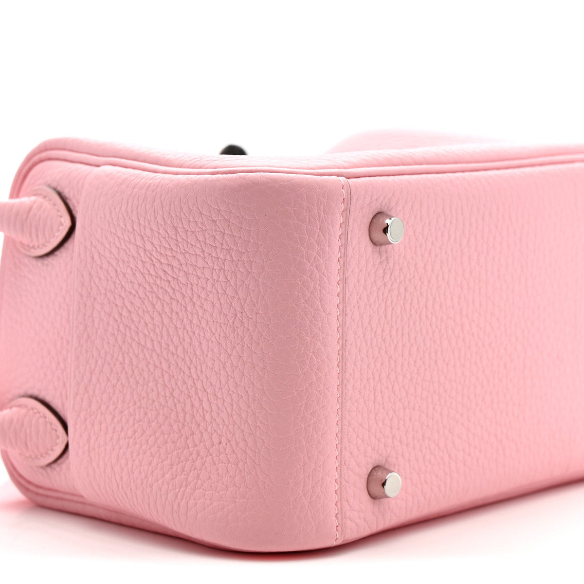 Taurillon Clemence Verso Mini Lindy 20 Rose Sakura Gris Perle