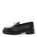 Calfskin Womens Hot Loafer 38 Black