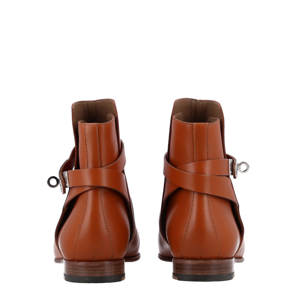 Calfskin Neo Low Boots 38.5 Naturel