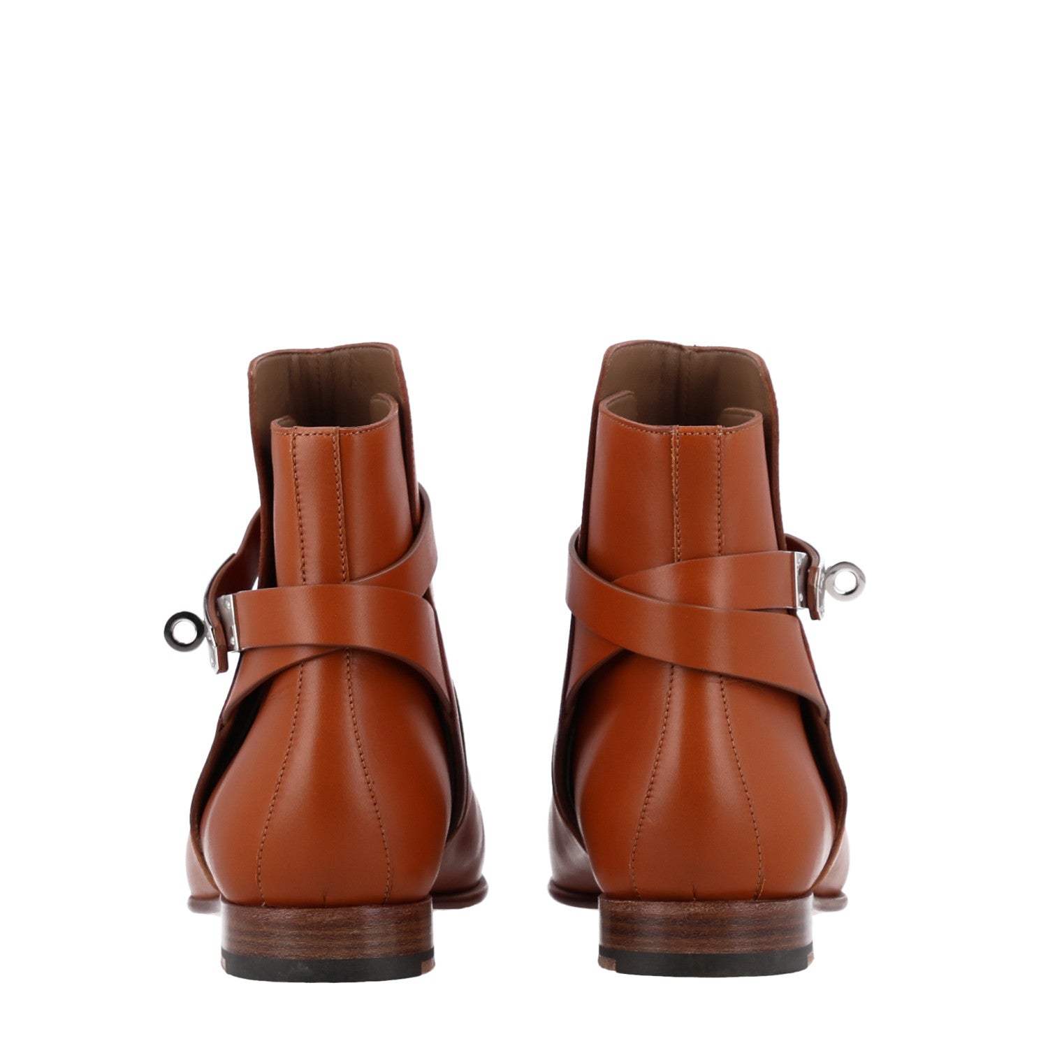 Calfskin Neo Low Boots 38.5 Naturel