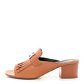 Calfskin Alma Sandals 40 Havane